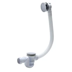 Wirquin Vidage baignoire à écoulement rapide avec commande à câble et siphon