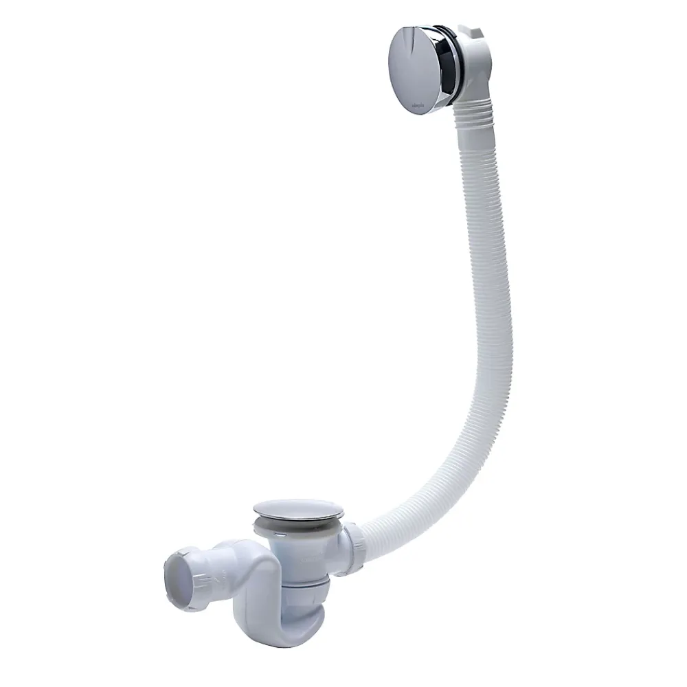 Wirquin Vidage baignoire à écoulement rapide avec commande à câble et siphon
