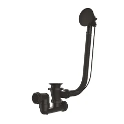 Valentin Evacuation De Baignoire-Vidage de baignoire automatique à câble sortie orientable à 360° finition blanche