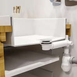 Valentin Evacuation D'Évier|Siphon Pour Évier-Vidage de lavabo universel avec tubulure extra-plate, siphon déporté, prises