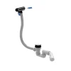 Villeroy & Boch Evacuation De Baignoire-Vidage pour baignoire Loop & Friends semi-îlot bonde blanche et trop-plein chromé