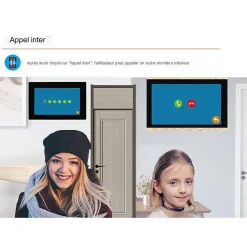Automatisme Passion Vidéophone connecté wifi avec 4 écrans pour maison à plusieurs niveaux