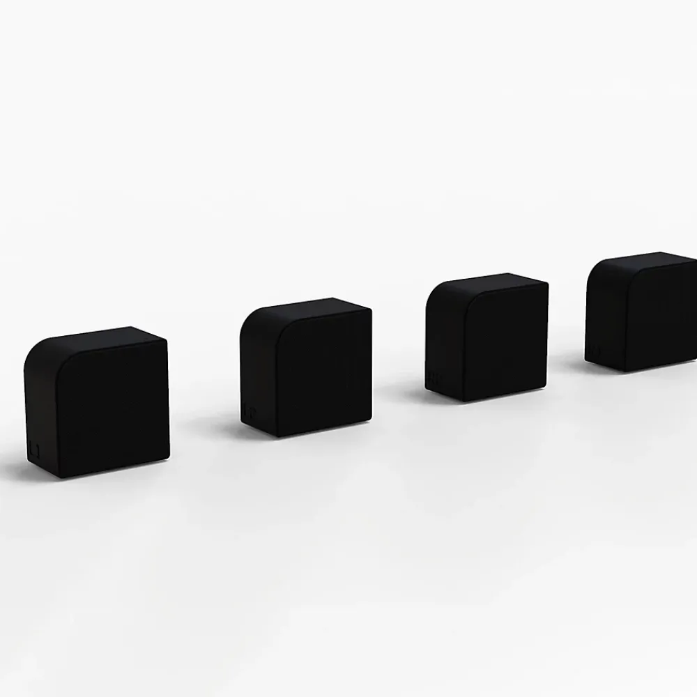 Kyf Décodeur Tnt, Télécommande Et Transmetteur-Vidéoprojecteur Android 13.0 FULL HD Design rétro pliable + Mini mur d'enceinte 20W bluetooth modulable 4-EN-1