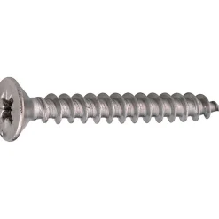 Acton Vis agglo - - Tête fraisée - PZ - Inox A2 - 4 x 16 mm - Boîte de 200
