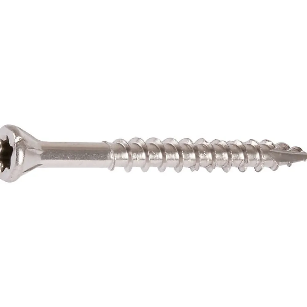 Acton Vis agglo - - Tête fraisée - TX - Inox A2 - Filetage partiel - 5 x 60/37 mm - Boîte de 200