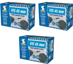 Semin Vis Pour Plaque De Plâtre-Vis Auto Perceuse 25 mm - Fixation des Plaques de Plâtre sur l'Ossature - Intérieur - Boîte de 1000 Pièces (Lot de 5000)