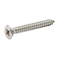 Diall Vis autoperceuses fraisées en acier inoxydable A2, 4,8x38 mm - 25 pièces