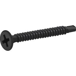Diall Vis autoperceuses pour plaque de plâtre, noir mat, 3,5x35 mm - 1000 pièces