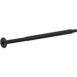 Diall Vis autoperceuses pour plaque de plâtre, noir mat, 4,2x70 mm - 200 pièces