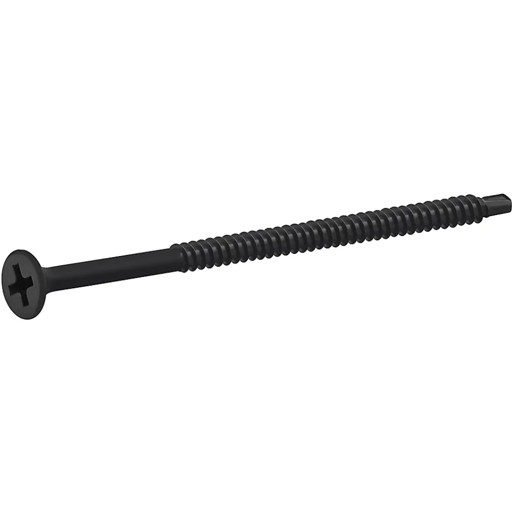 Diall Vis autoperceuses pour plaque de plâtre, noir mat, 4,2x70 mm - 200 pièces