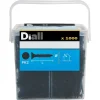 Diall Vis Pour Plaque De Plâtre-Vis autoperceuses pour plaque de plâtre, noir mat, 4,2x80 mm - 200 pièces