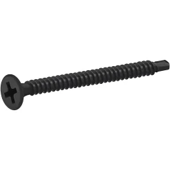 Diall Vis autoperceuses pour plaque de plâtre, noir mat, 3,5x45 mm - 1000 pièces