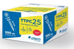 Placo Vis autoperceuse TTPC 25 ® vendue par 500 pièces