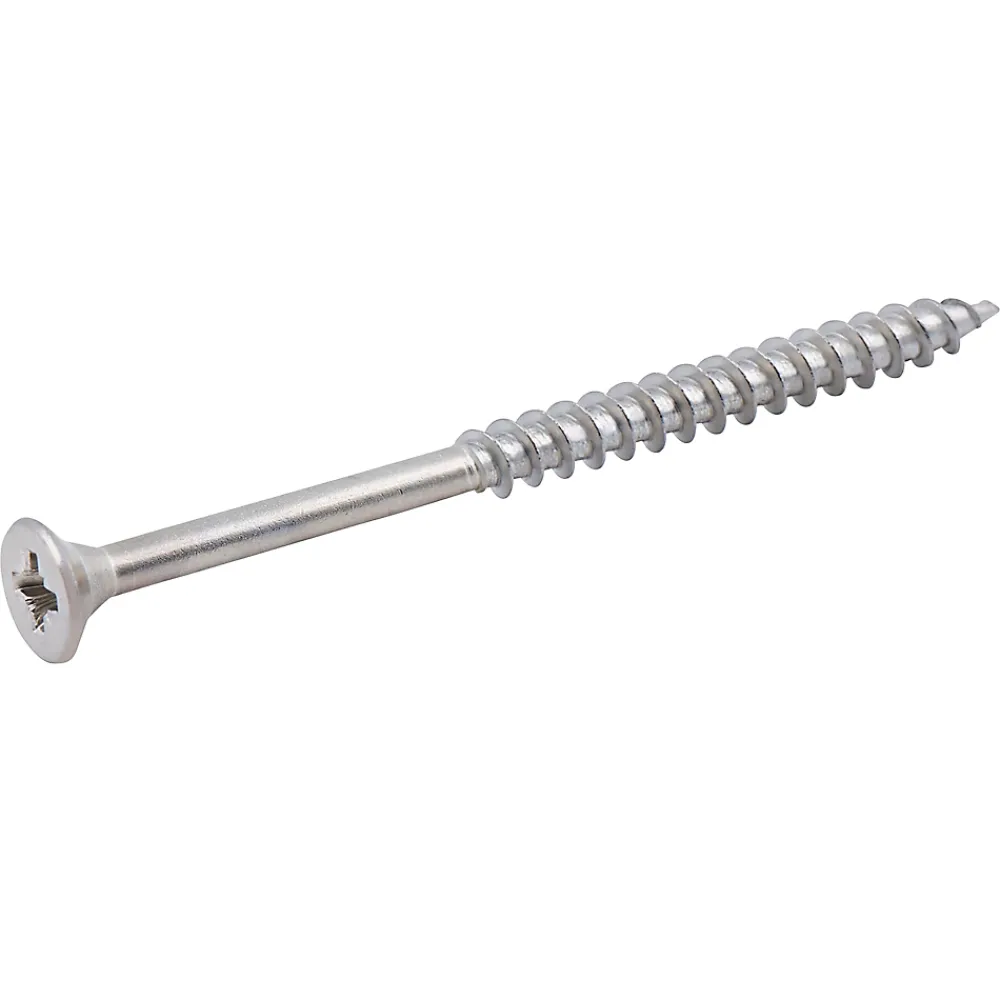 Diall Vis À Bois-Vis à bois en acier inoxydable A2 pozidriv 6x100 mm - 20 pièces