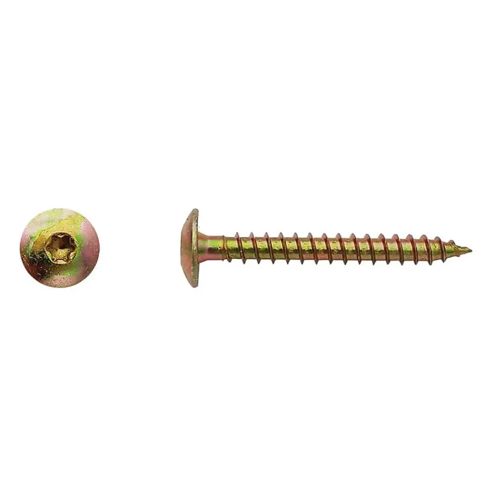 D-Work 200 Vis Bois pour Penture Torx 6 x 50 mm - Zingué Bichro -