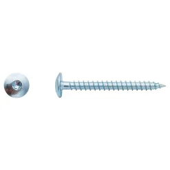 D-Work Vis Pour Terrasse-200 Vis Bois pour Penture Torx 6 x 50 mm - Zingué blanc -