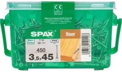 Spax France Vis À Bois-Vis à bois pour plancher Wirox torx Spax 3,5x45mm - 450 pièces