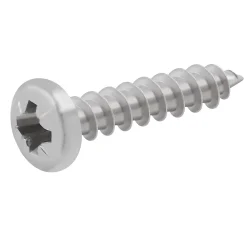 Diall Vis à bois à tête cylindrique en acier inoxydable A4 pozidriv 4X20 mm - 20 pièces