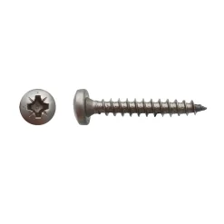 D-Work 200 Vis Bois Tête Cylindrique Pozidriv 4 x 20 mm - Inox A2 -
