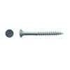 D-Work 150 Vis Bois Tête Fraisée Pozidriv F/Partiel 6 x 70 mm - Zingué blanc -