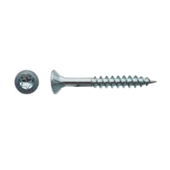 D-Work 500 Vis Bois Tête Fraisée Torx T20 F/Partiel 4.5 x 45 mm - Zingué blanc -