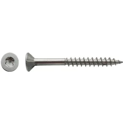 D-Work 200 Vis Bois Tête Fraisée Torx T10 F/Partiel 3 x 40 mm - Inox A2 -