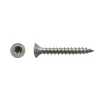 D-Work 50 Vis Bois Tête Fraisée Torx T40 8 x 120 mm - Inox A2 -