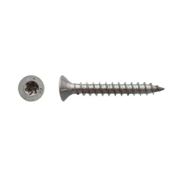 D-Work 50 Vis Bois Tête Fraisée Torx T40 8 x 120 mm - Inox A2 -