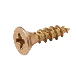 TurboDrive Vis à bois Premium pozidriv zinguée jaune 3x12 mm - 20 pièces