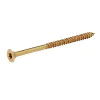 TurboDrive Vis À Bois-Vis à bois Premium torx zinguée jaune 6x100 mm - 100 pièces