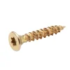 TurboDrive Vis À Bois-Vis à bois Premium torx zinguée jaune 4x25 mm - 100 pièces