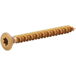 TurboDrive Vis À Bois-Vis à bois Premium torx zinguée jaune 5x50 mm - 500 pièces