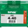 Spax France Vis à bois Wirox Spax torx A9J 4x40mm - 500 pièces