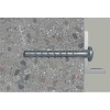 Fischer Vis Pour Brique, Béton-Vis béton - - Tête cylindrique - Acier électrozingué - 6 x 40/5 - Boîte de 100