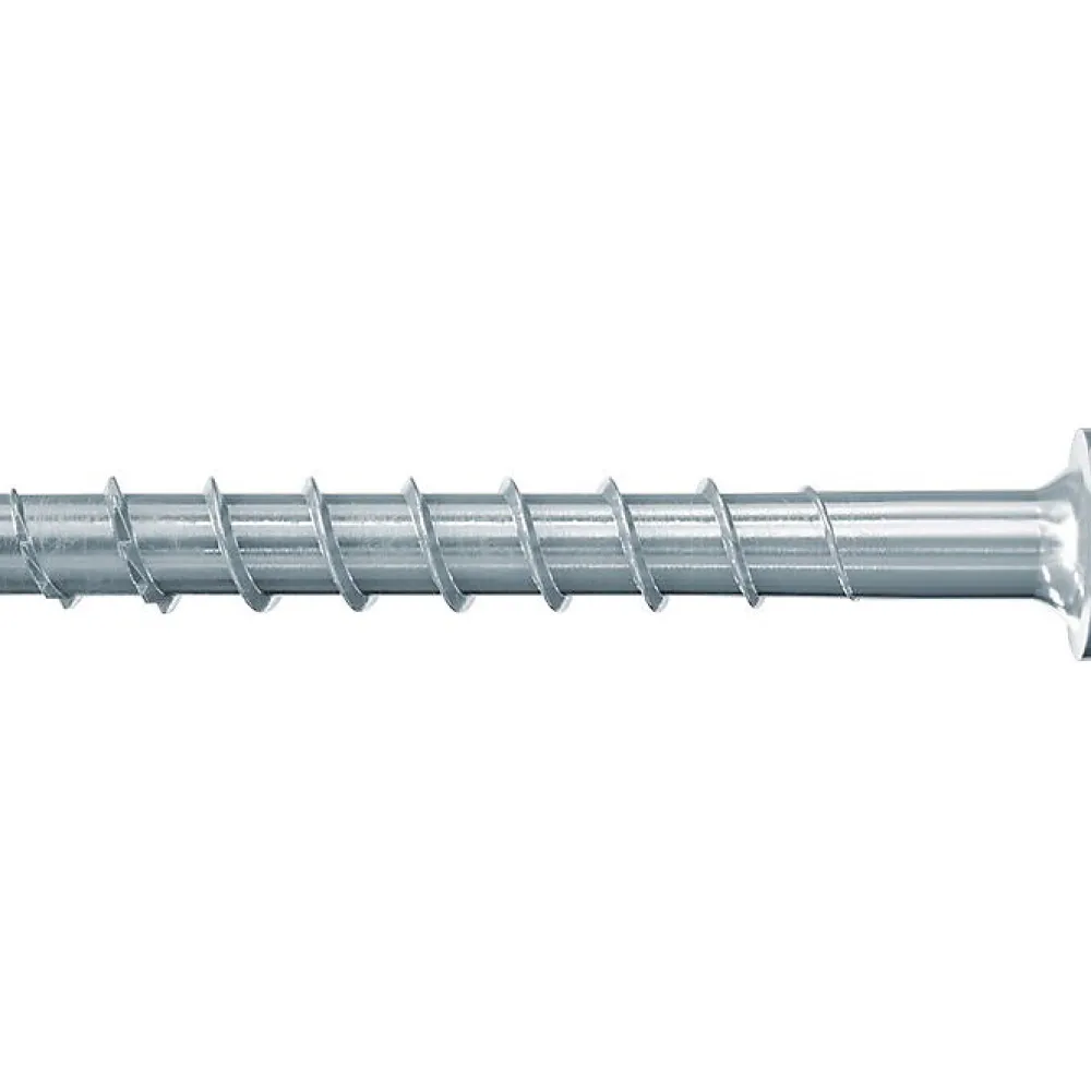 Fischer Vis Pour Brique, Béton-Vis béton - - Tête cylindrique - Acier électrozingué - 6 x 40/5 - Boîte de 100
