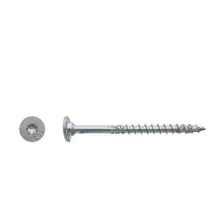 D-Work 100 Vis Charpente Bois FWX Tête Cylindrique Plate Torx TTX40 Filet DXAS+ 8 x 500 mm - Zingué Cr3 WAX -