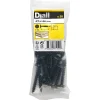 Diall Vis de charnière zinguée noire 7x50 mm - 20 pièces