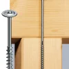Spax France Vis de charpente tête ronde Spax Wirox 8 x 160 mm filetage partiel - 50 pièces
