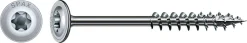 Spax France Vis de charpente tête ronde Spax Wirox 6 x 100 mm filetage partiel - 100 pièces