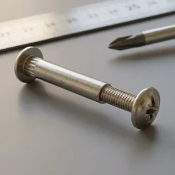 Diall 20 vis de liaison acier nickelé Ø5 mm x L.27 mm