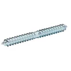 Diall Vis À Double Filetage-Vis à double filetage (bois/bois) 8x80 zingués mm - 5 pièces