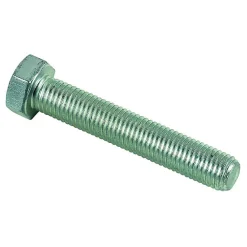 Lennie Boulon-Vis hexagonale totalement filetée 16 x 120 mm classe 8.8 zinguée blanc - boîte de 25 -