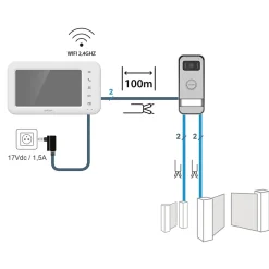 Avidsen Visiophone connecté Elia Smart 7