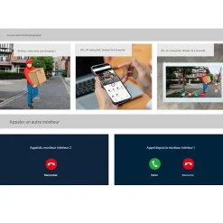 Automatisme Passion Visiophone connecté 2 fils avec lecteur RFID et enregistreur de visiteurs