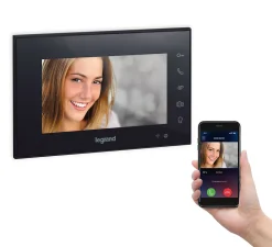 Legrand Visiophone-Visiophone connecté Easy kit écran noir 7
