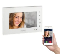 Legrand Visiophone-Visiophone connecté Easy kit écran blanc 7"