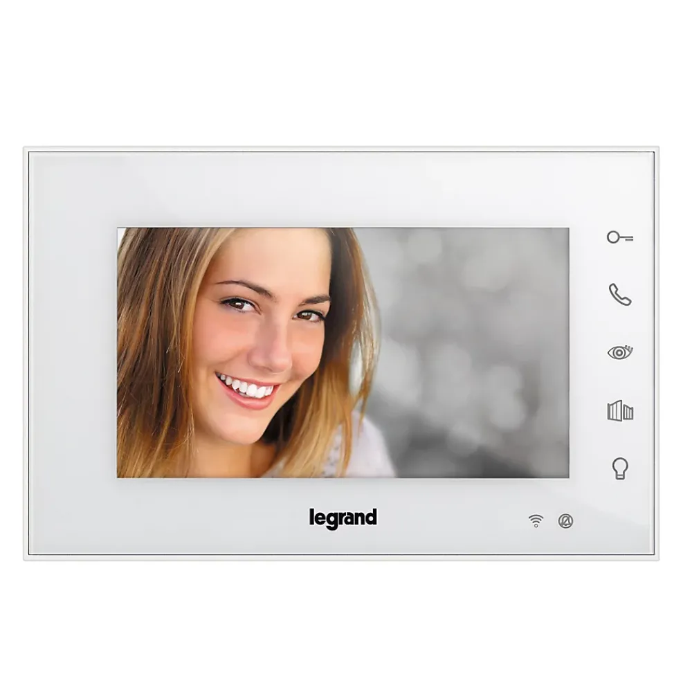Legrand Visiophone-Visiophone connecté Easy kit écran blanc 7"
