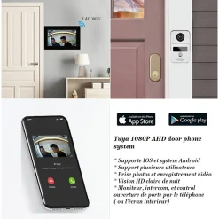 Automatisme Passion Visiophone connecté wifi double platine de rue pour maison à 2 entrées