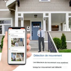Automatisme Passion Visiophone connecté wifi double platine de rue pour maison à 2 entrées