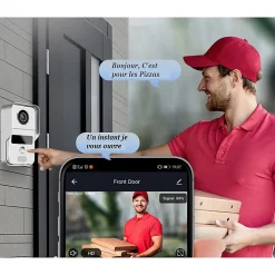 Automatisme Passion Visiophone connecté wifi double platine de rue pour maison à 2 entrées
